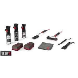 Brosse De Nettoyage Weber Pour Barbecue – Manche Antidérapant 30 Cm – Argenté