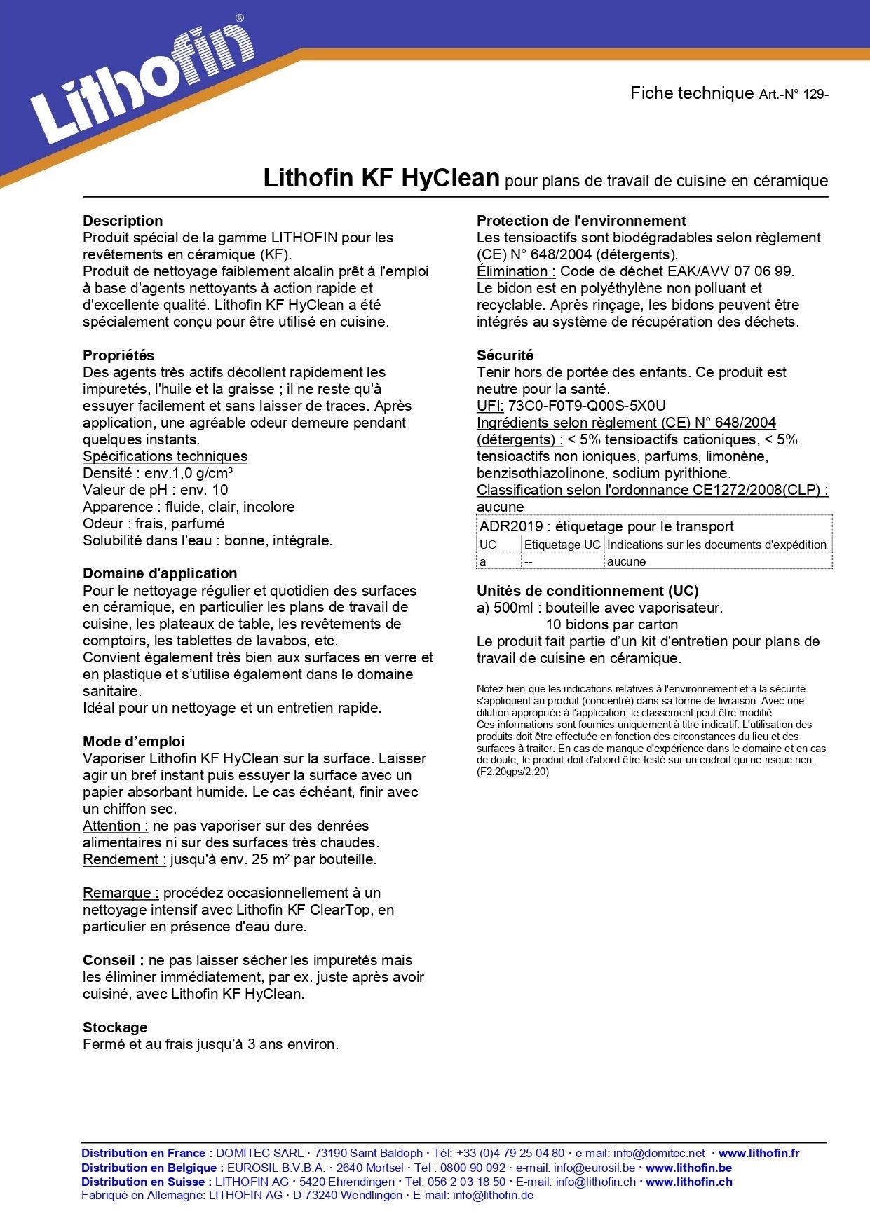 Lithofin KF HyClean 500 ML - 2