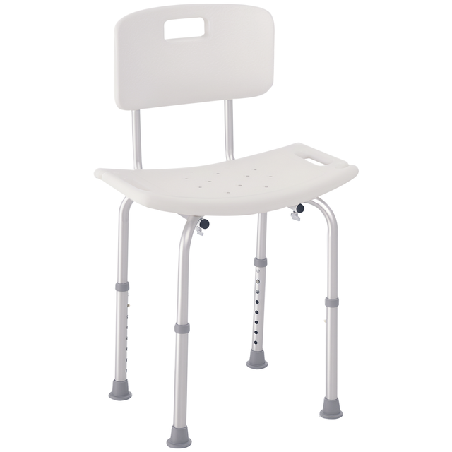 chaise de douche Aluminium HOMCOM