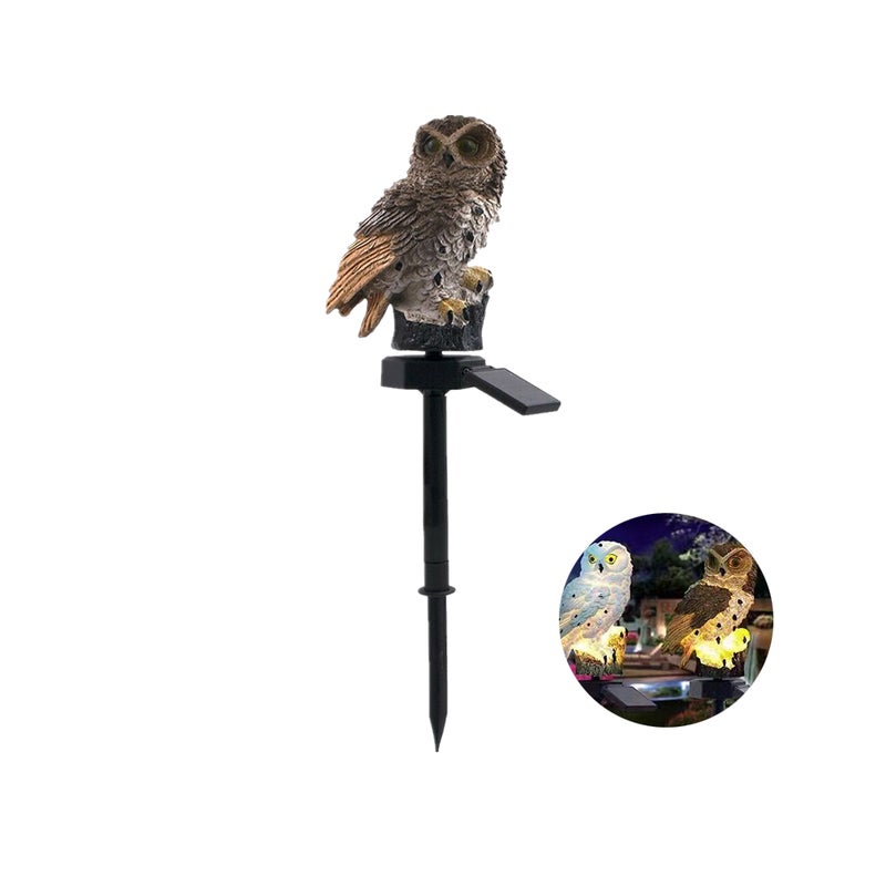 Solarne oświetlenie ogrodowe LED sowa zwierzęta oświetlenie ogrodowe dekoracja wodoodporne oświetlenie świąteczne słoneczne oświetlenie zewnętrzne