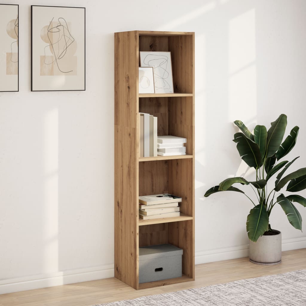 Bibliothèque pour Séjour en Bois Marron H. 30 x l. 40 x P. 30 cm - 3