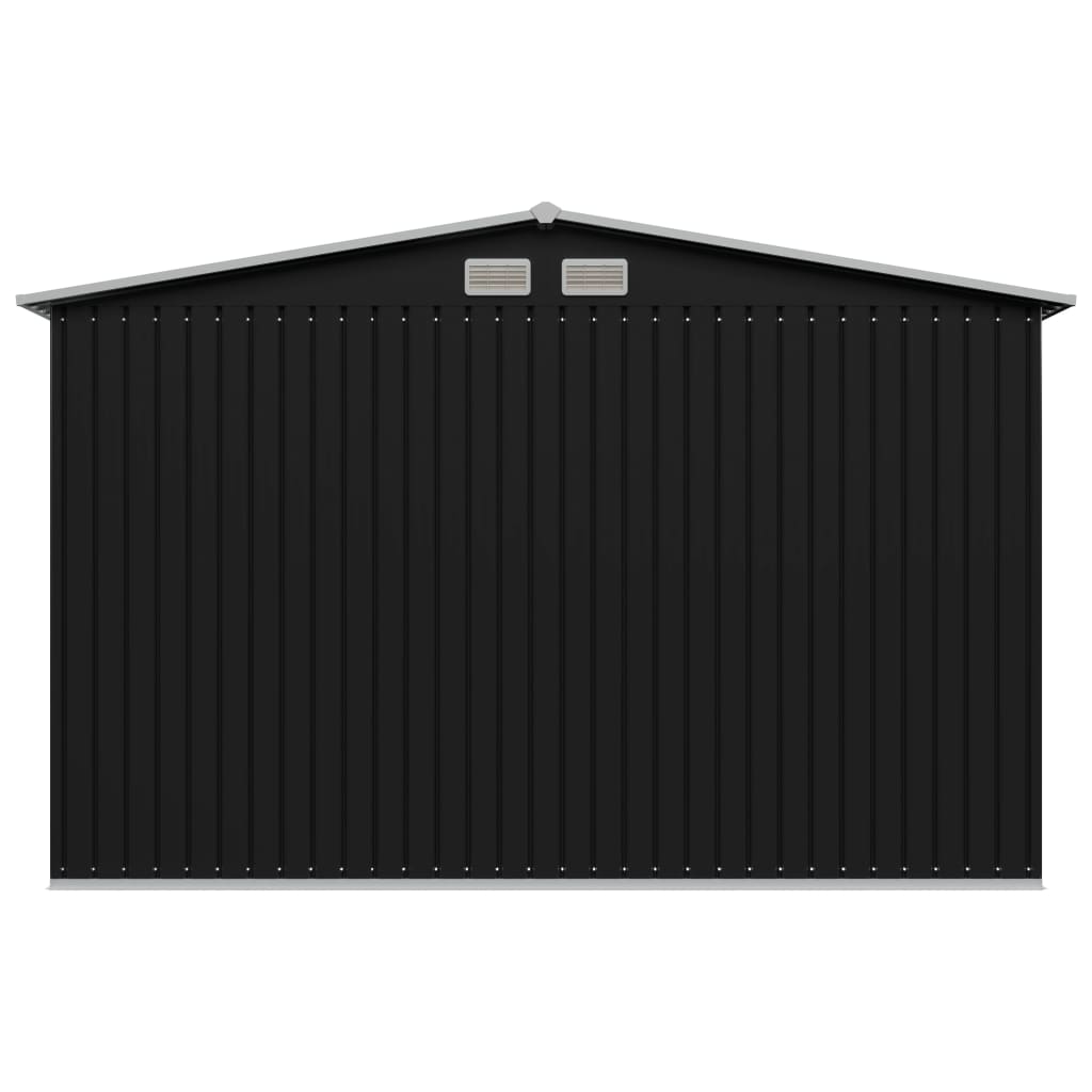 Abri de stockage pour jardin Anthracite Acier 257x205x178 - 5