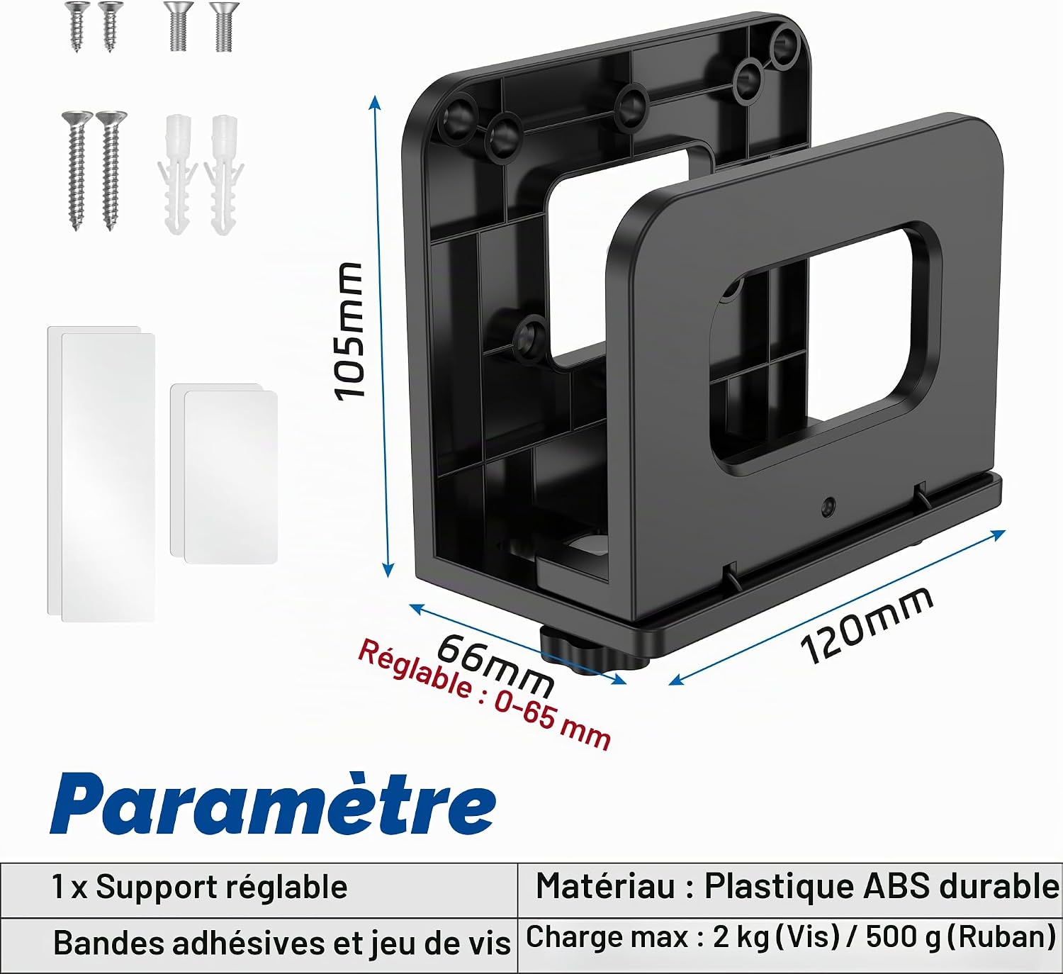 B Box Router Soporte de pared ajustable para router WiFi, TV Box y mini PC. | Leroy ...