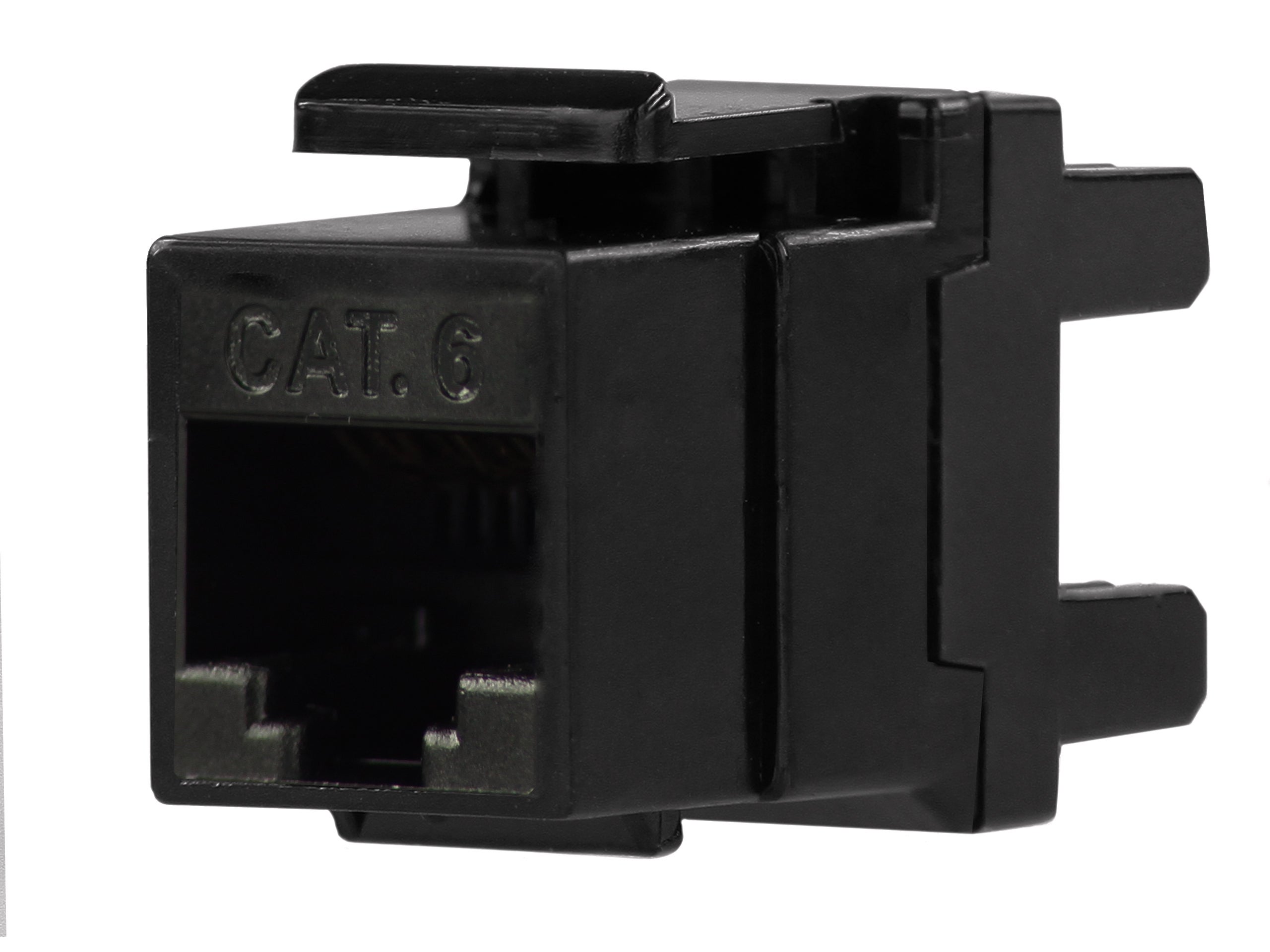 Mediabox 45x45 Keystone RJ45 UTP kat.6 czarny NEKU