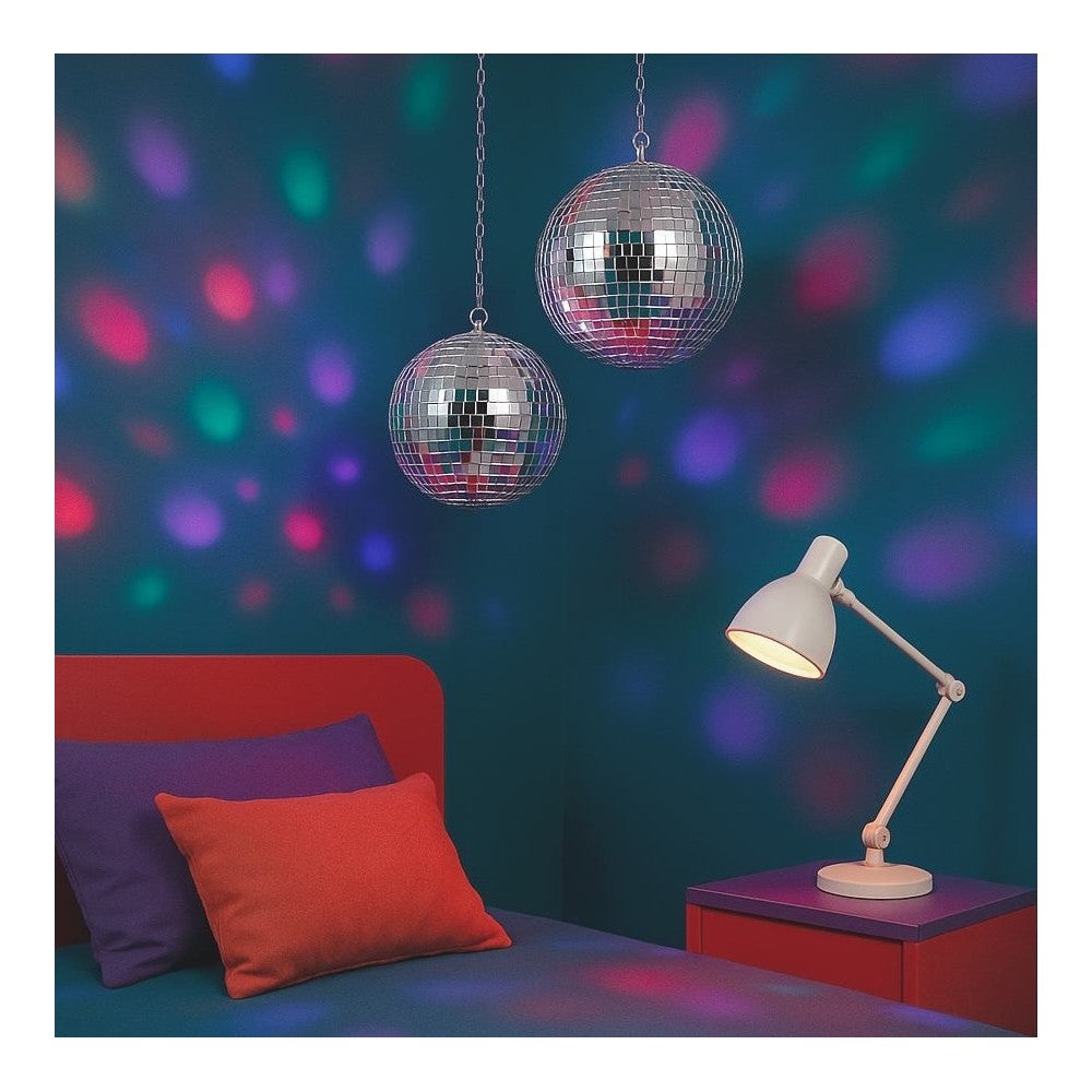 Boule à facettes miroir 20cm - Ornami - 2