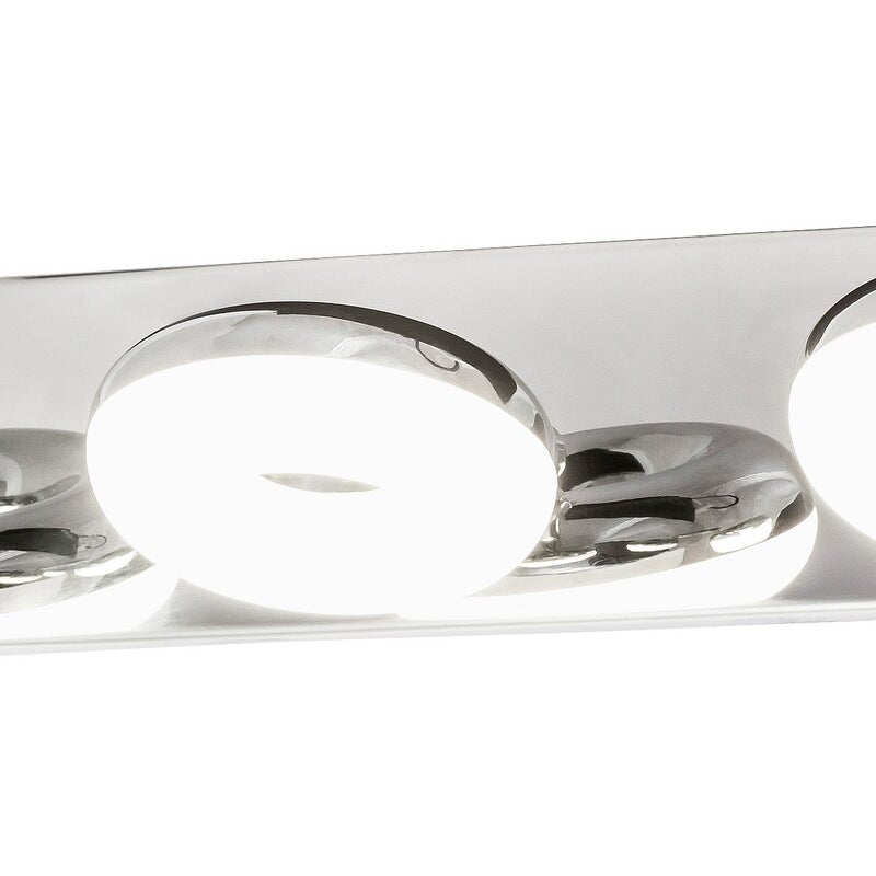 Kinkiet ścienny Beata chromowany biały LED 15W 4000K 1400lm do łazienki wym: 7,5 x 38,5 x 15 cm metal IP44 Rabalux