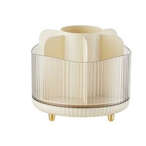 Organizer Da Bagno Con Ventose | Portaspazzolini In Plastica Trasparente - Foto 3