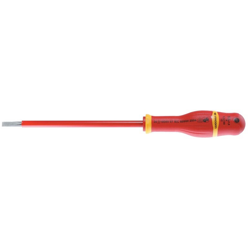 FACOM - Tournevis Protwist plat 4x150 isolé 1000V - AT4X150VE - 3