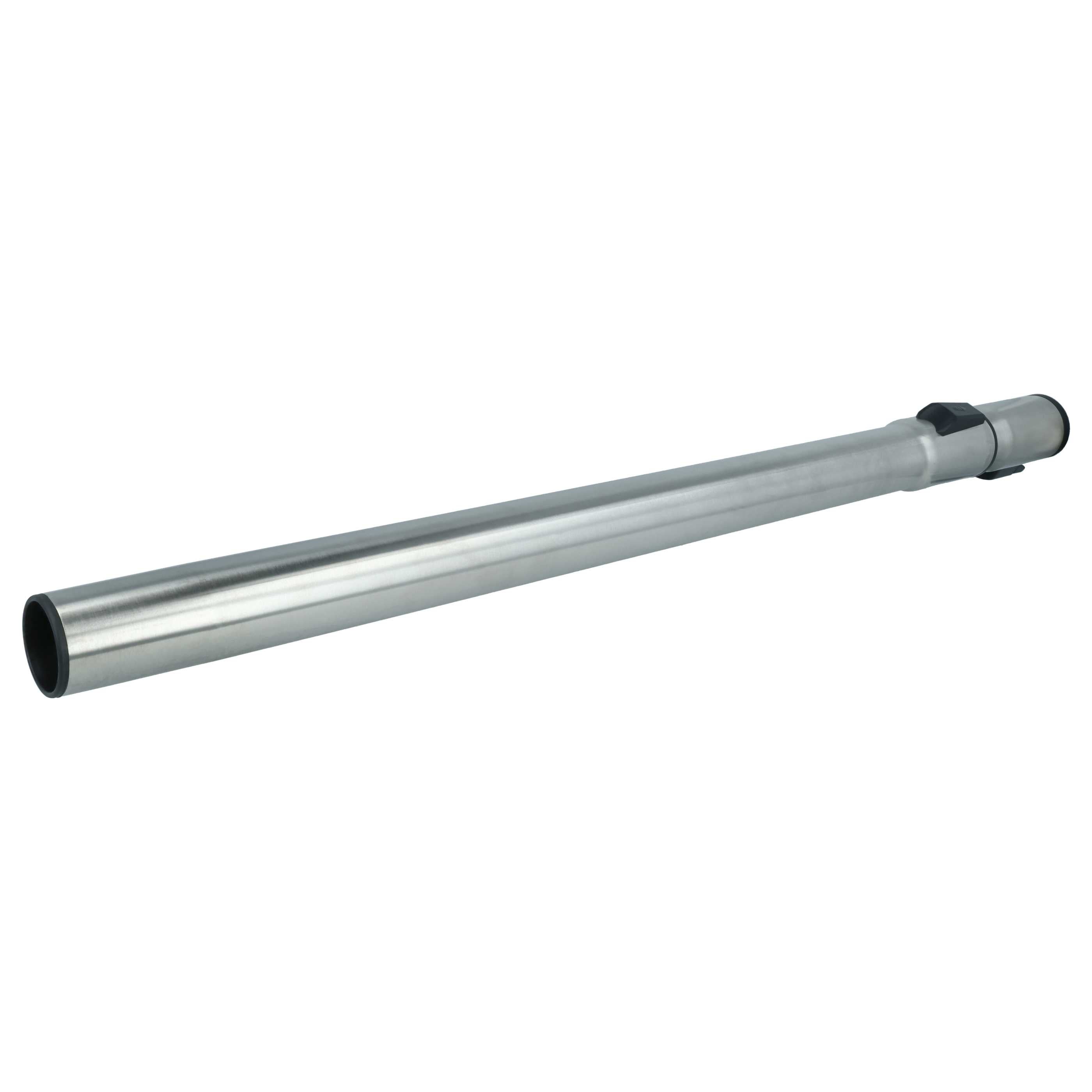 vhbw Tube d'aspirateur compatible avec Miele S360, S372, S 348 I, S370, S371, S348 I-2 aspirateur - raccord 35 mm, 60 - 100 cm, noir / argenté - 2