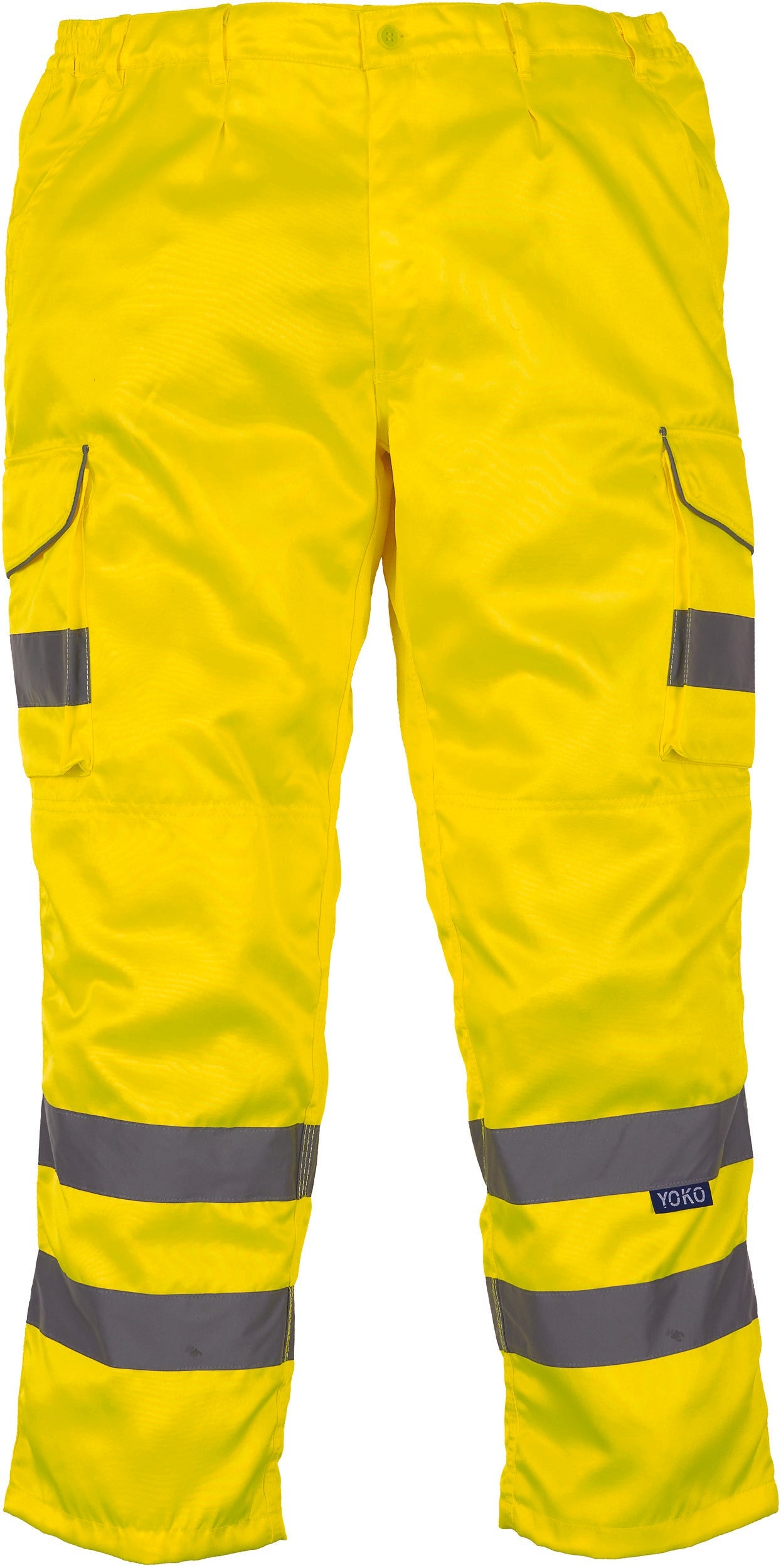 Pantalon haute visibilité Homme Yoko cargo déperlant Jaune 54 - 3