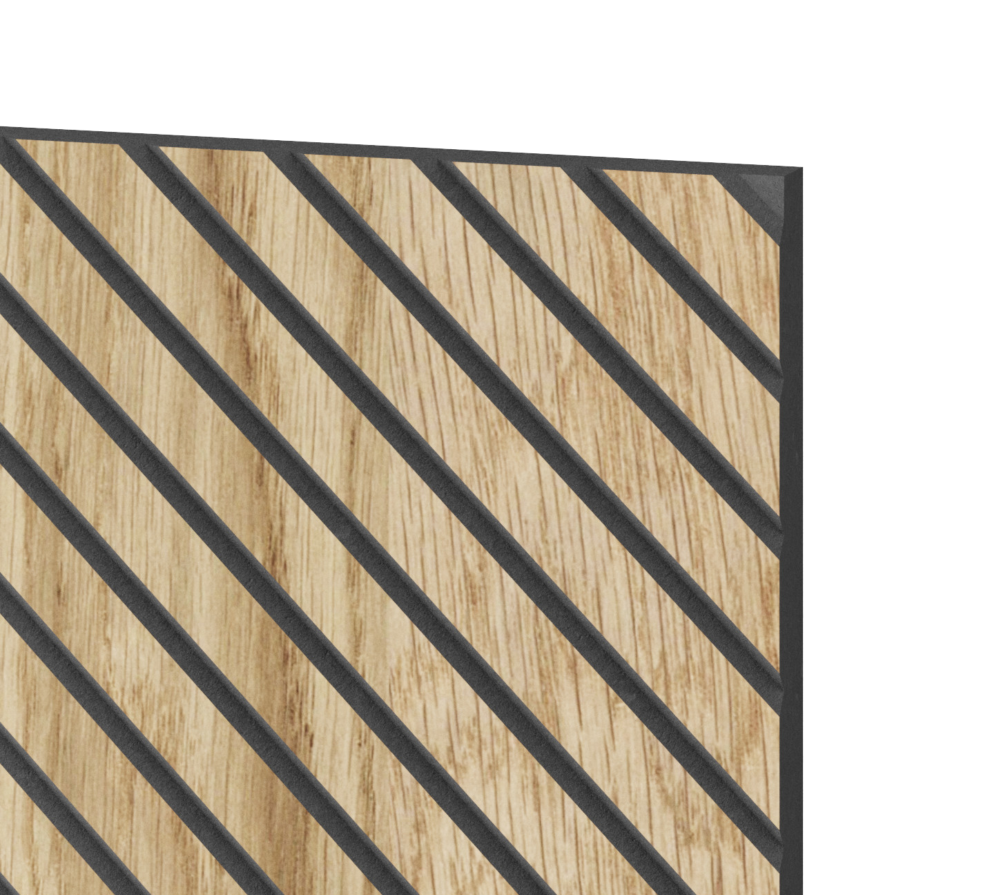 Panel frezowany fornir dębowy LAMELE3D - Brekka - 4