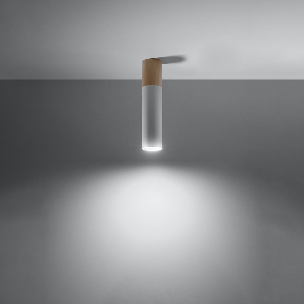 Plafon POBLANO biały LED 3000K - 6x6x30cm Sollux