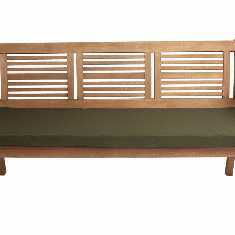 Poduszka ogrodowa na ławkę 170x50x7cm poduszka na meble ogrodowe zielona, poduszka na balkon taras, poducha ogrodowa na ławkę