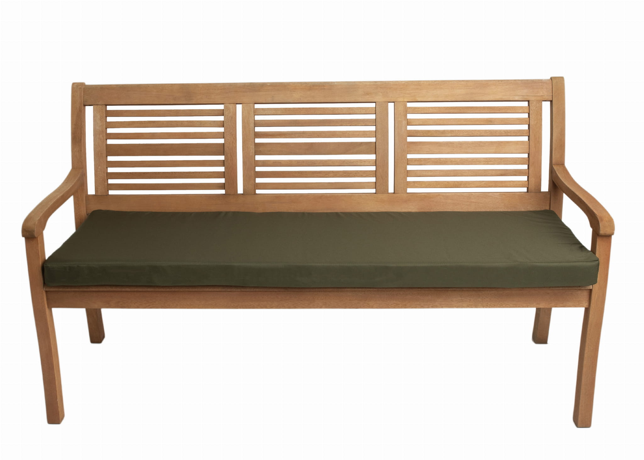 Cojín para banco de jardín 140x60x7cm asiento, cojín para columpio de jardín, cojín de asiento plano, cojín exterior de jardín verde