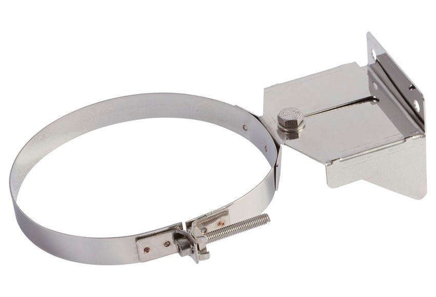 Support de fixation murale incurvé pour tube ø60,3x2,0mm I6SU023 avec Support de fixation murale incurvé pour tube ø60,3x2,0mm I6SU023 avec