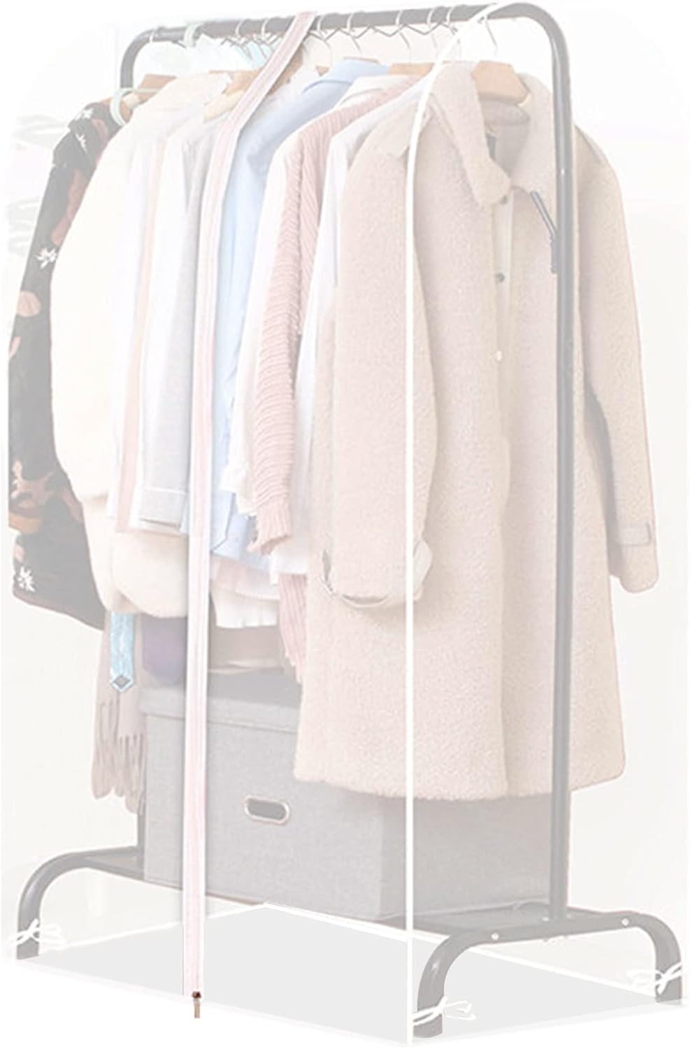 90110cm Housse De Vêtement Penderie Longue Anti Poussière Respirant