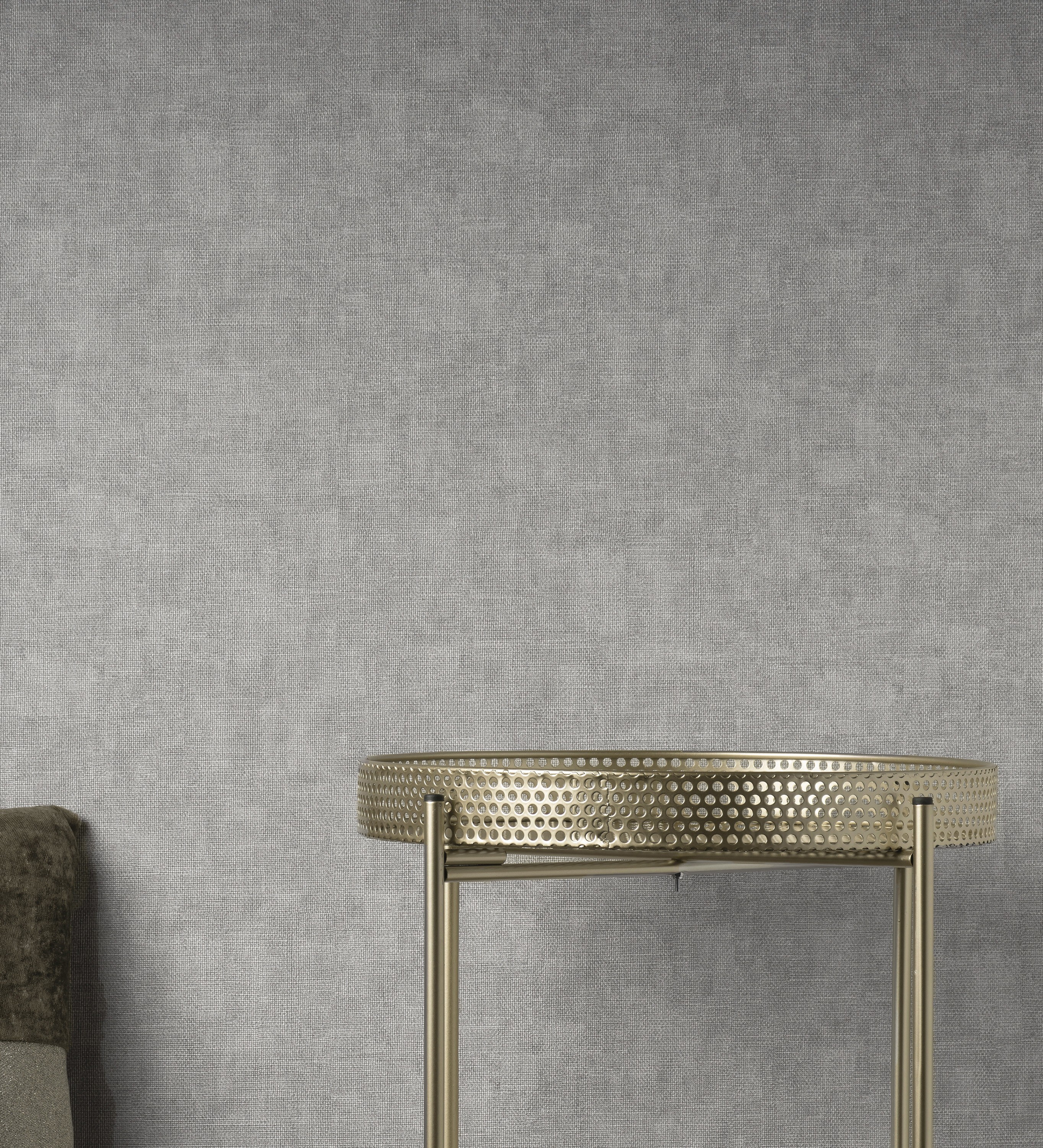 Papel pintado vinílico lavable imitación tela con textura en alto relieve - adamo texture 682399 de gaulan - rollo de 10 m x 0,52 m