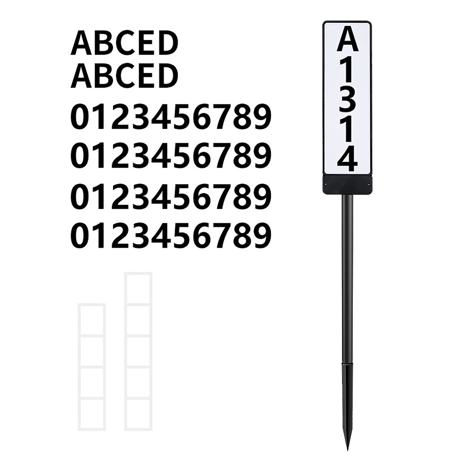 Numéro De Maison Flottant Pour Extérieur, Grande Adresse Moderne Avec Kit Clous Panneau D Adresse Ext Rieur En Acrylique Noir Num Ros Flottants Modern