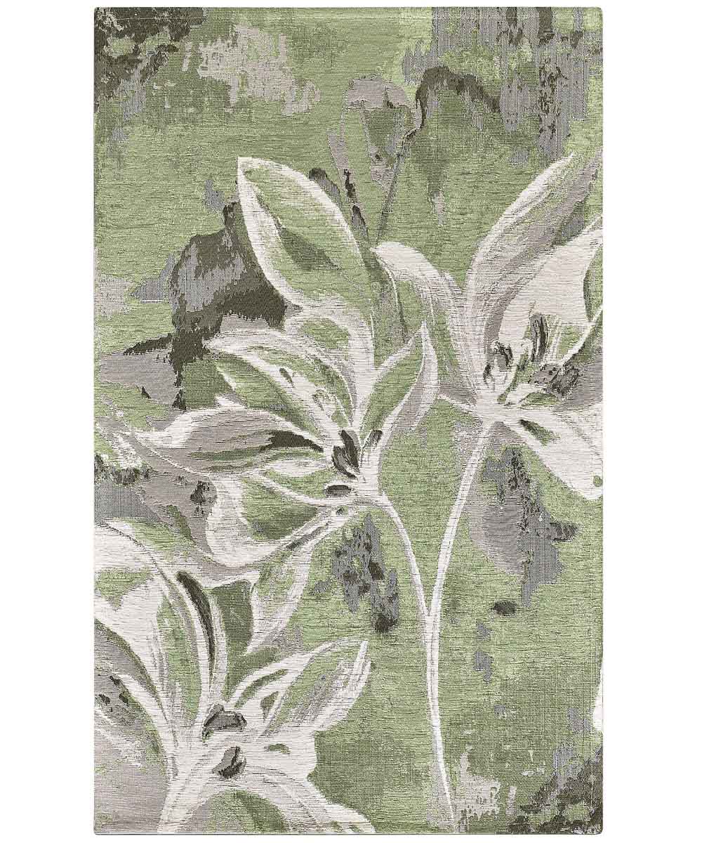Para dywanów welurowych antypoślizgowych VANILLA, 65 x 110 cm, ZIELONY (2 sztuki) | GalleriaFarah1970