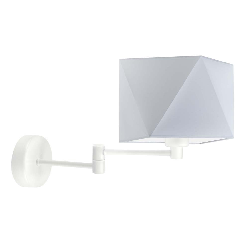 Kinkiet przegubowy lampa ścienna lampa na ścianę regulowany z abażurem diament BURNE