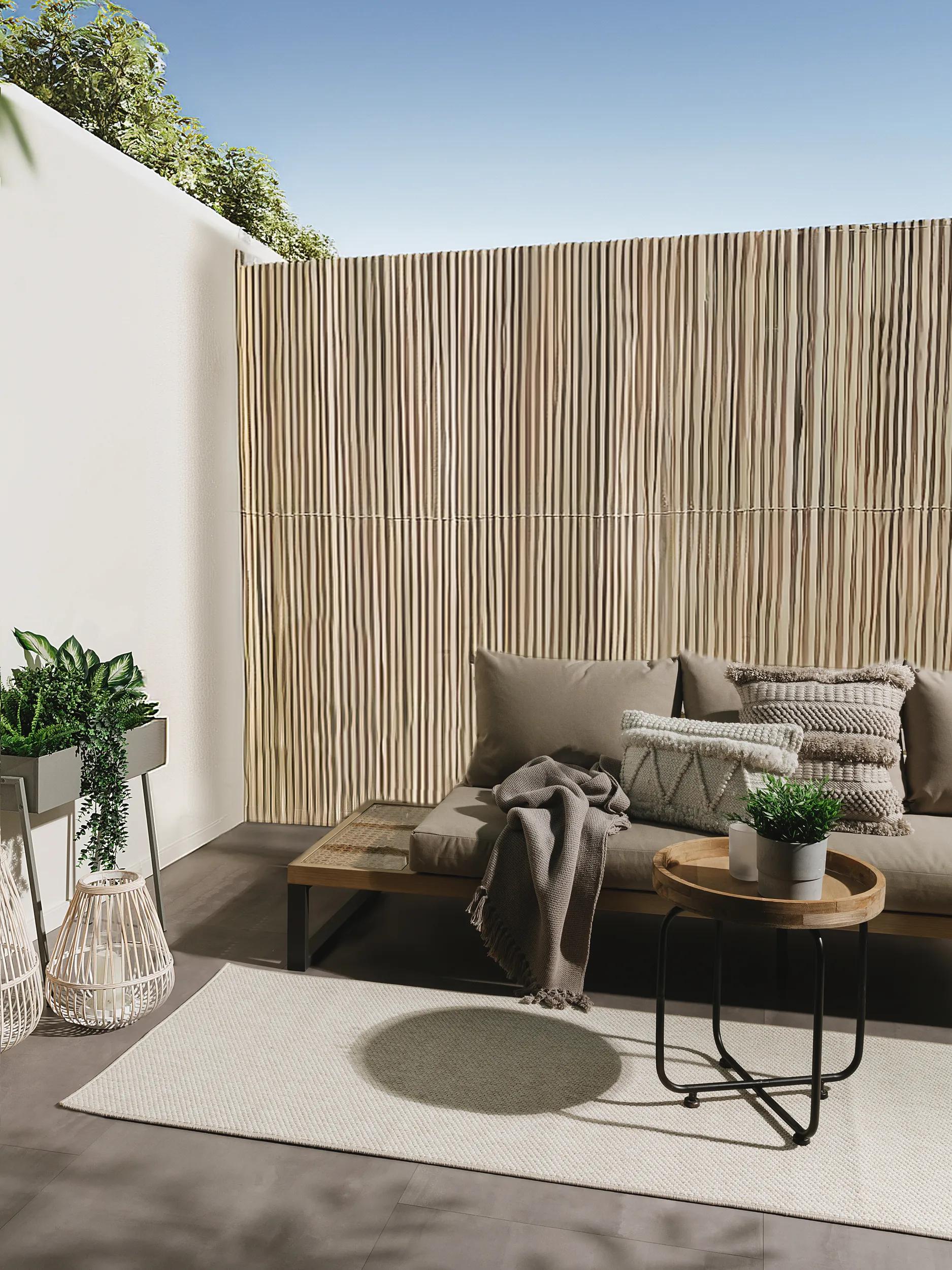 BENUTA - Tapis de couloir extérieur & intérieur Iowa crème 80x300 cm - 2