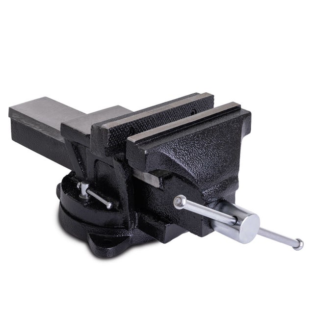 Scheppach Etau d'atelier rotatif ASV360-150 - Largeur de serrage 160mm - Taille des mors 152x12mm - Force de serrage 29,4 kN - Charge max 3000kg