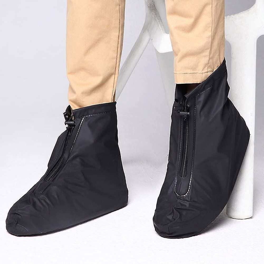 Couvre-chaussures de pluie, couvre-chaussures, couvre-bottes antidérapants, galoches imperméables réutilisables - 5