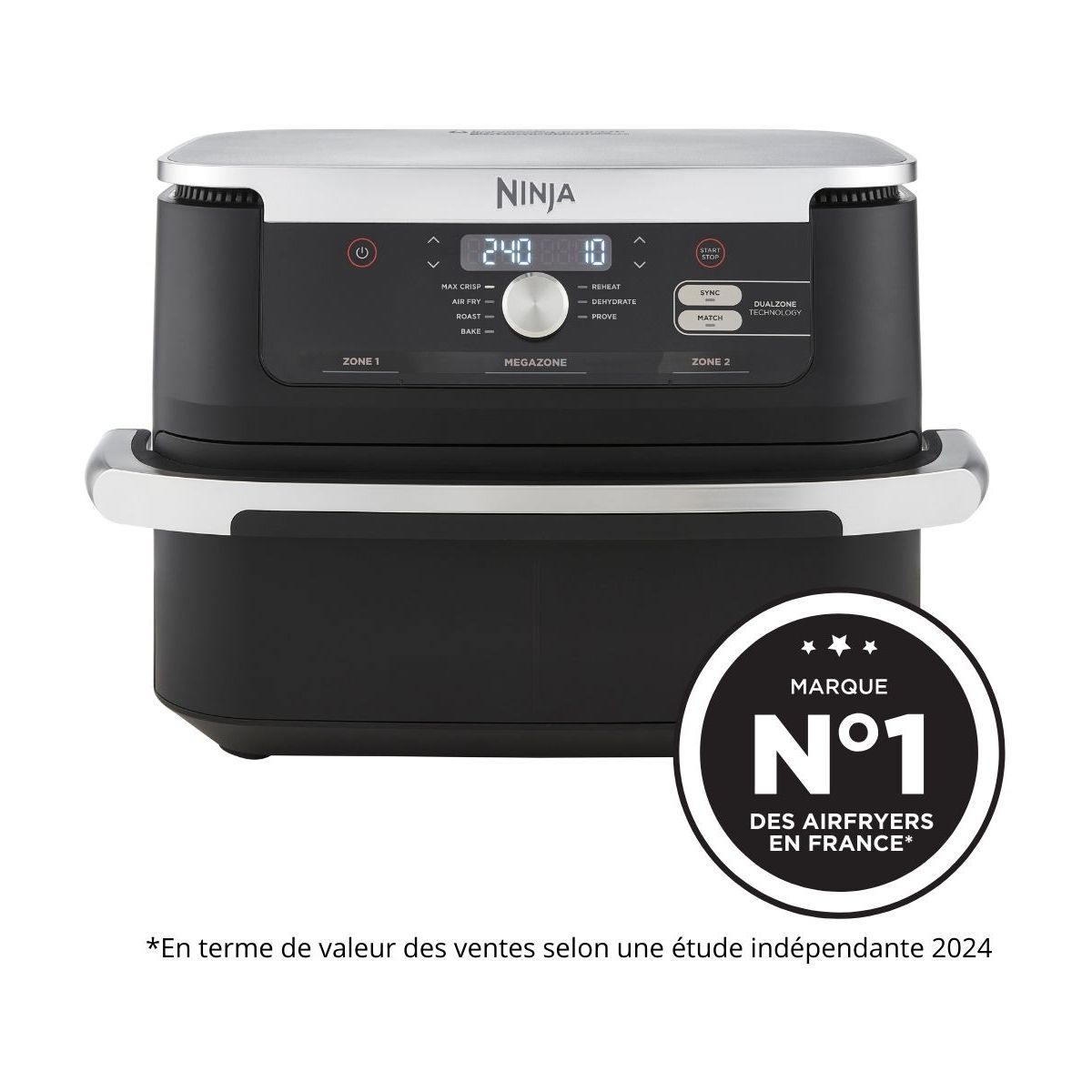 Friteuse sans huile NINJA Foodi Flex 10,4L AF500EU - 3
