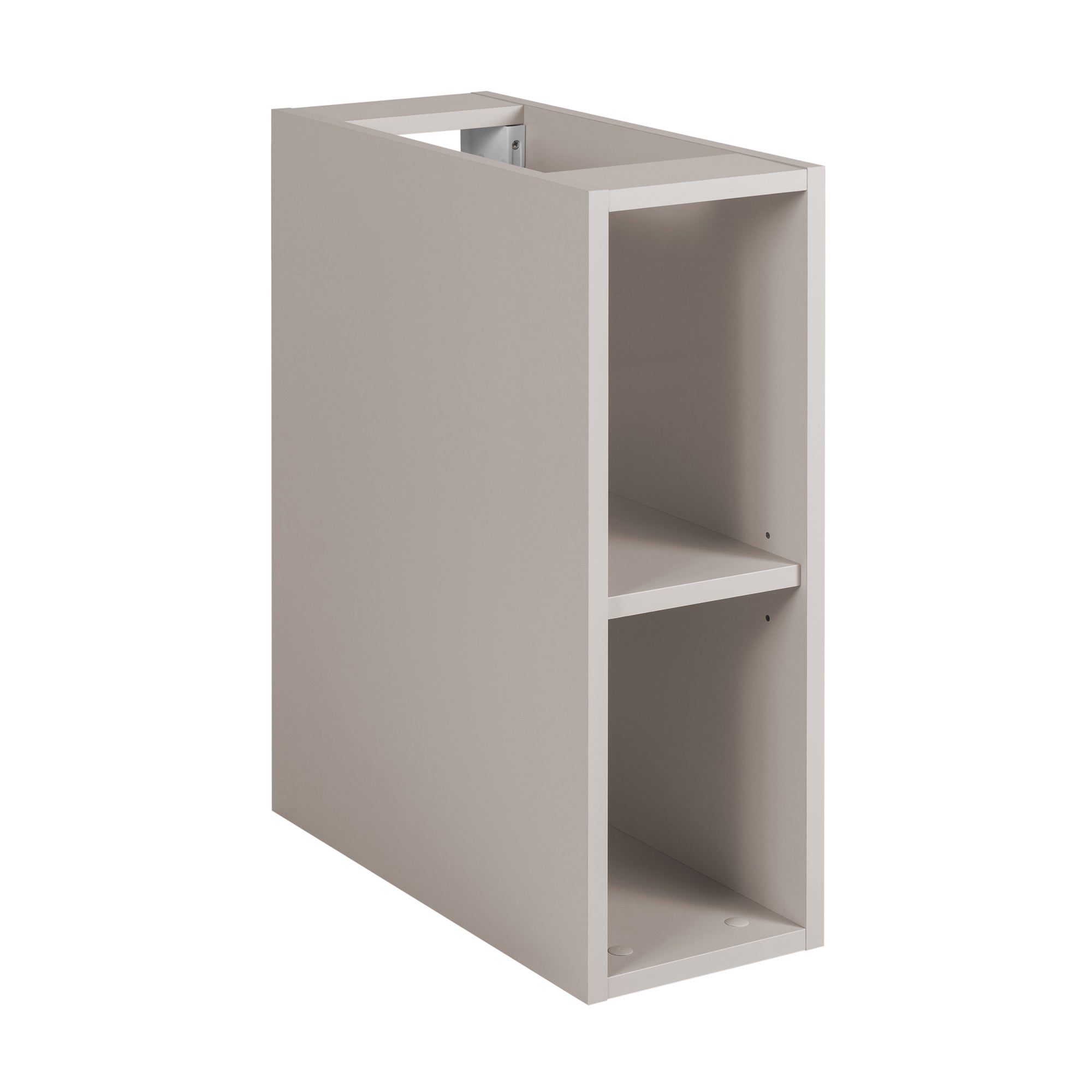 Szafka łazienkowa FLOW 160 cm kaszmir z regałami blat ryflowany front - 4