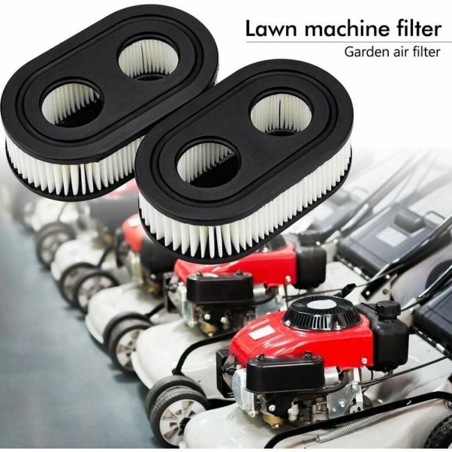 2 PCS Filtre à Air pour Tondeuse à Gazon pour 550E-550EX Briggs & Stratton 798452 593260 - 3