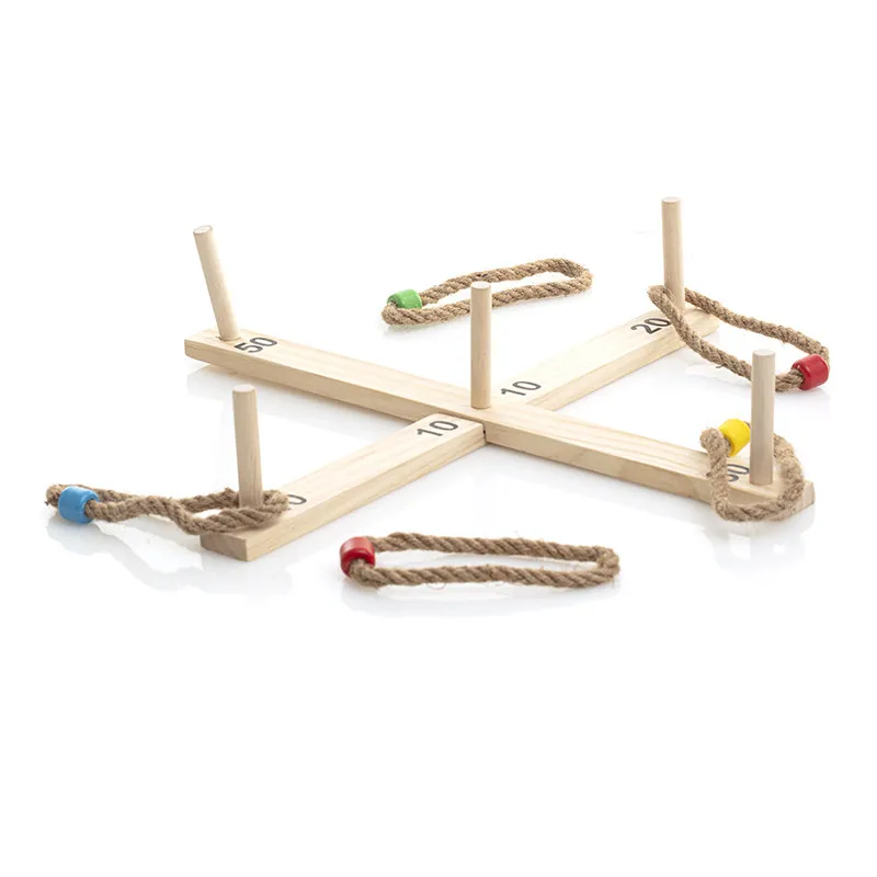 Jeu De Lancer D'anneaux Gonflable Bois De Cerf - Pour Piscine, Extérieur, Fêtes - Chapeau + 4 Anneaux En PVC