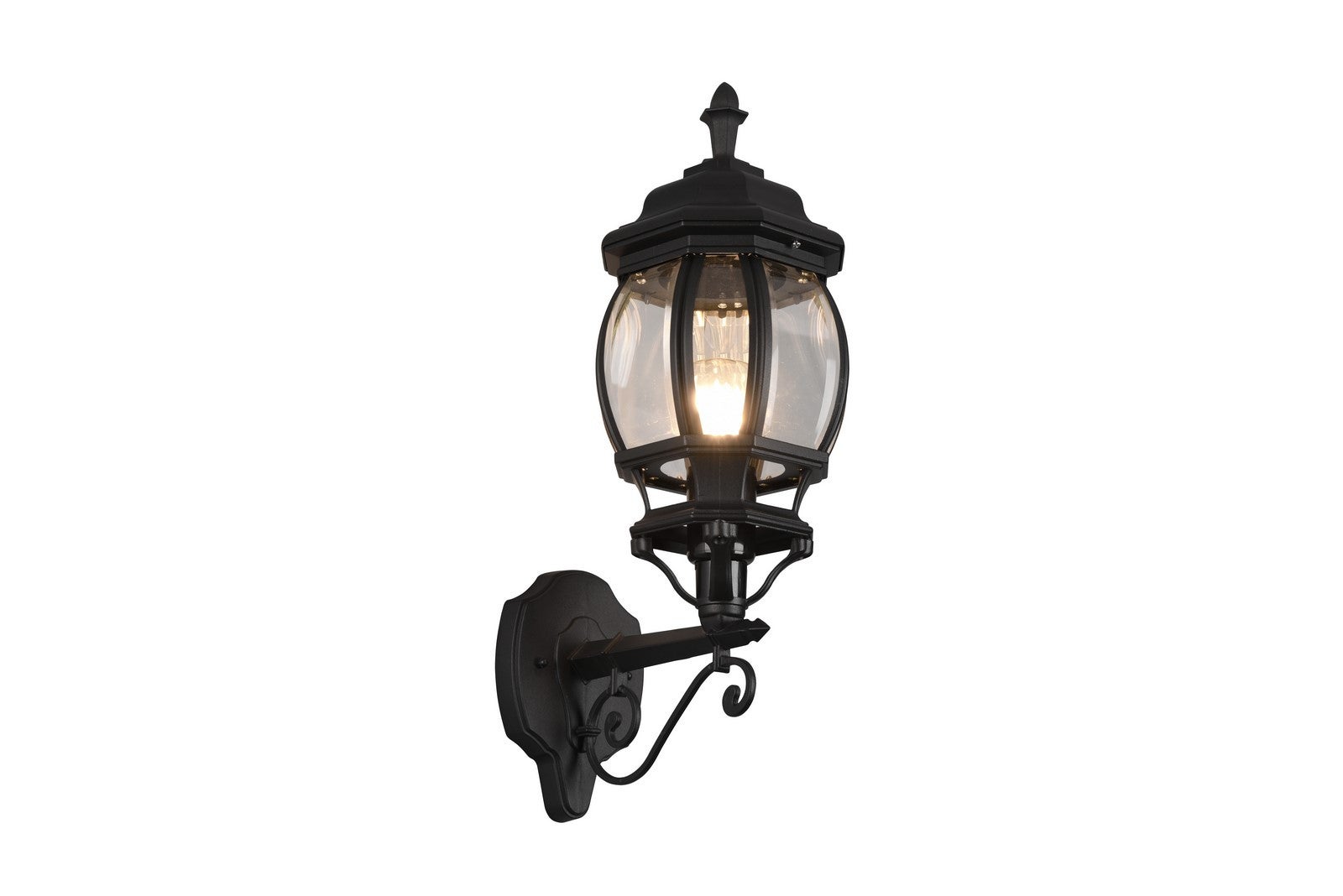 Kinkiet zewnętrzny ELVO czarny 1xE27x60W wym: 49,5 x 18 x 24,5 cm IP23 Trio