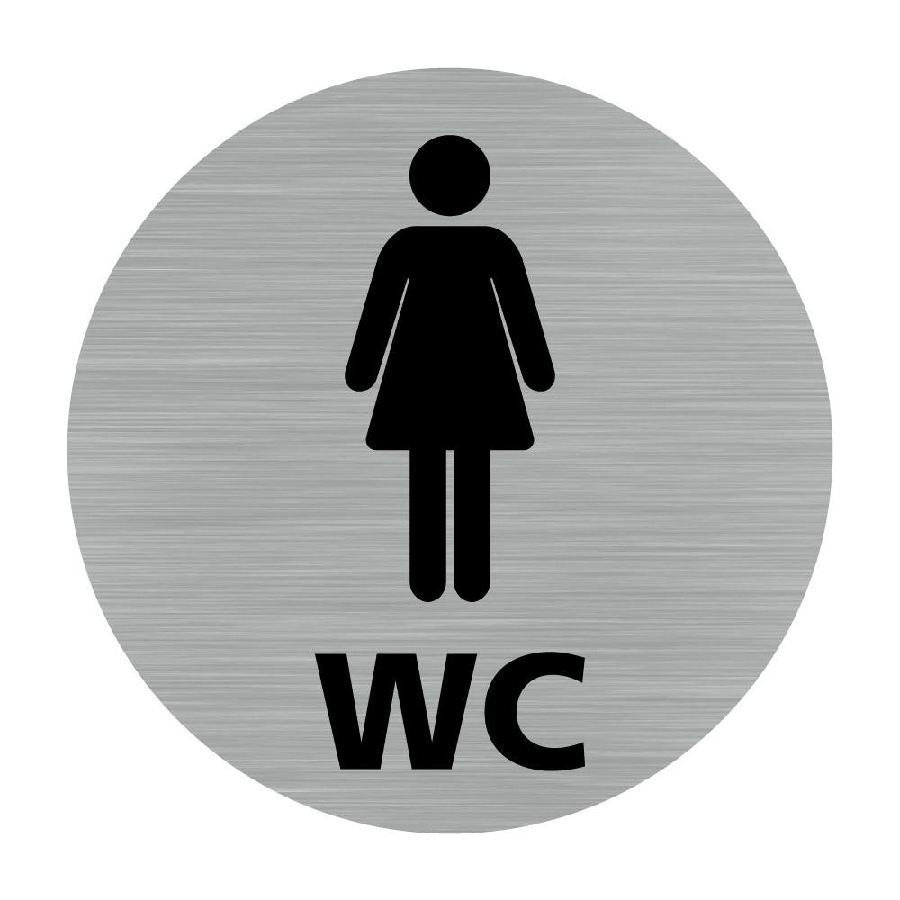 Pictogramme WC Femmes Q0419 Diam tre 76 Mm Mati re Aluminium Leroy Pictogramme WC Femmes Q0419 Diam tre 76 Mm Mati re Aluminium Leroy