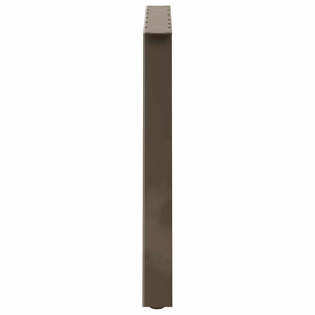Maison Exclusive - Pieds de table à manger en forme de A 2 pièces 90 x (72-73) cm Acier - 6