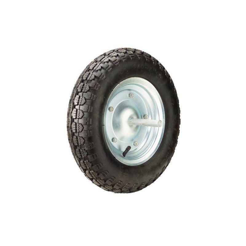 Brouette 6.50-8 Roue Pneumatique En Caoutchouc Avec Jante En Acier - Chine Roue