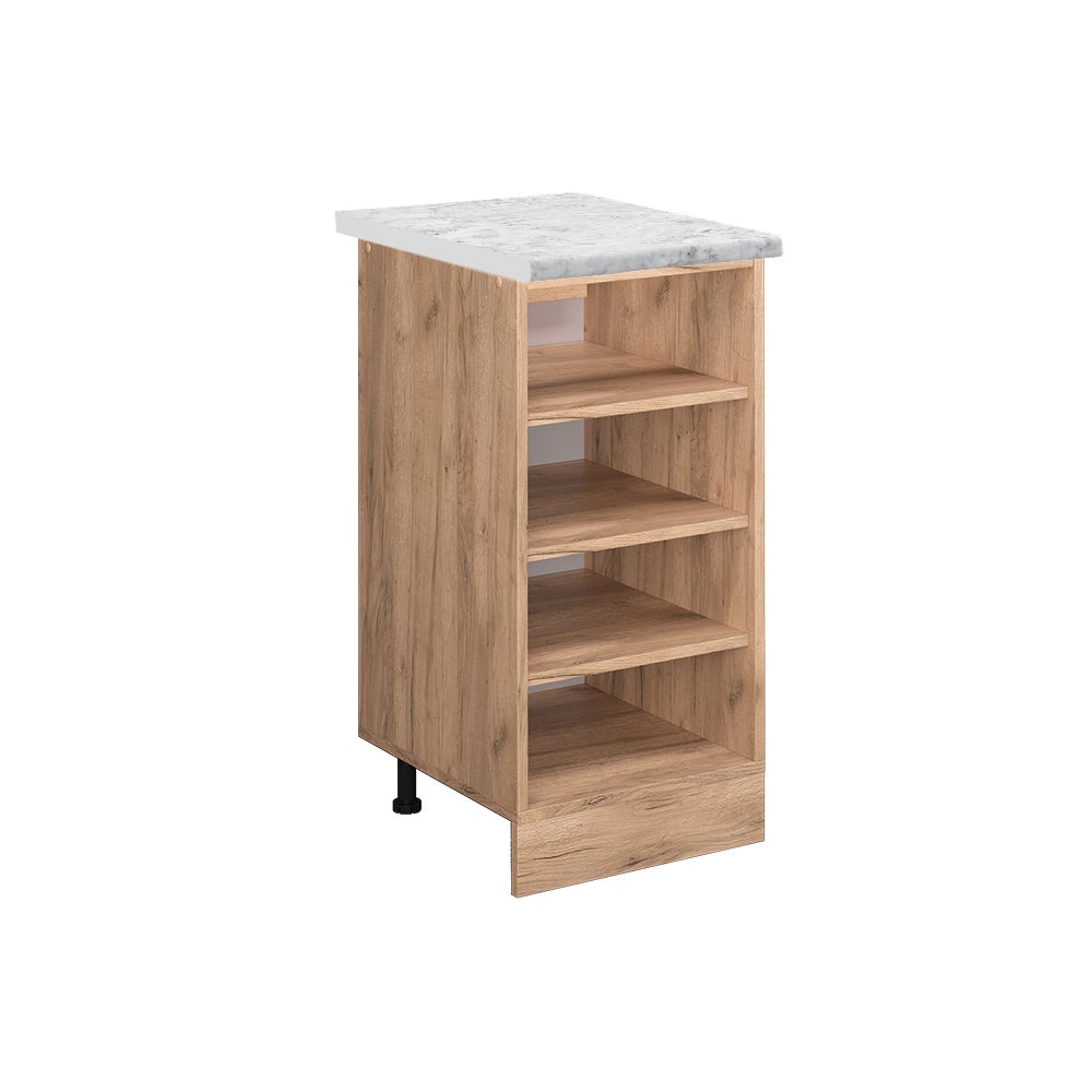 Vicco Półka kuchenna R-Line, Złoty dąb energetyczny, 40 cm , BR Marmur