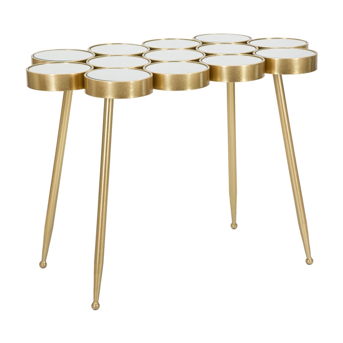 Stolik Konsolowy Sambor, Metal, Złoto, Seven Design
