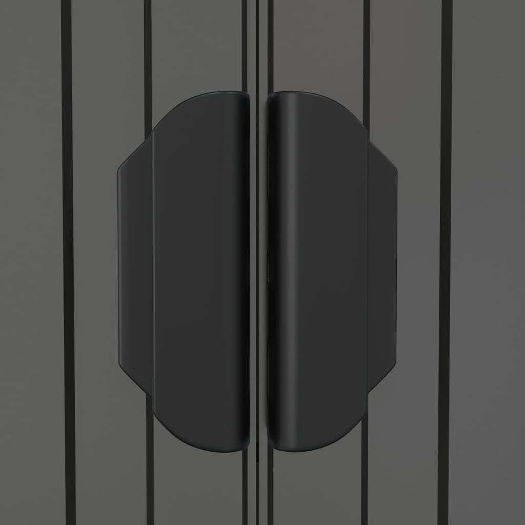 Capanno da Giardino Grigio Chiaro 192x689x223cm Acciaio Zincato vidaXL - 7