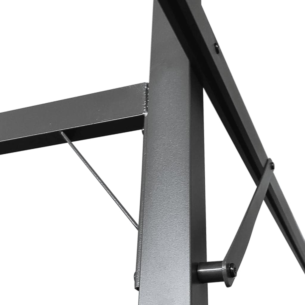 Pergola avec toit rétractable anthracite 295x292x230 cm - 7
