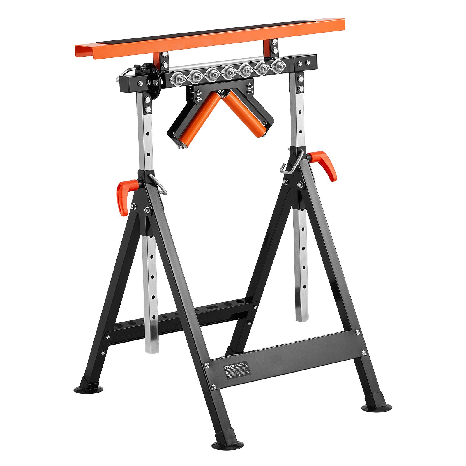 Stojak rolkowy stojak rolkowy regulowany 84-127cm składany stojak roboczy 200kg VEVOR