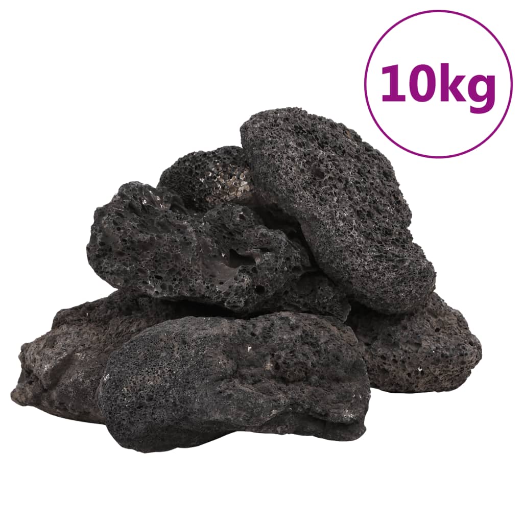 Roches volcaniques noires 10 kg 10-30 cm | Leroy Merlin
