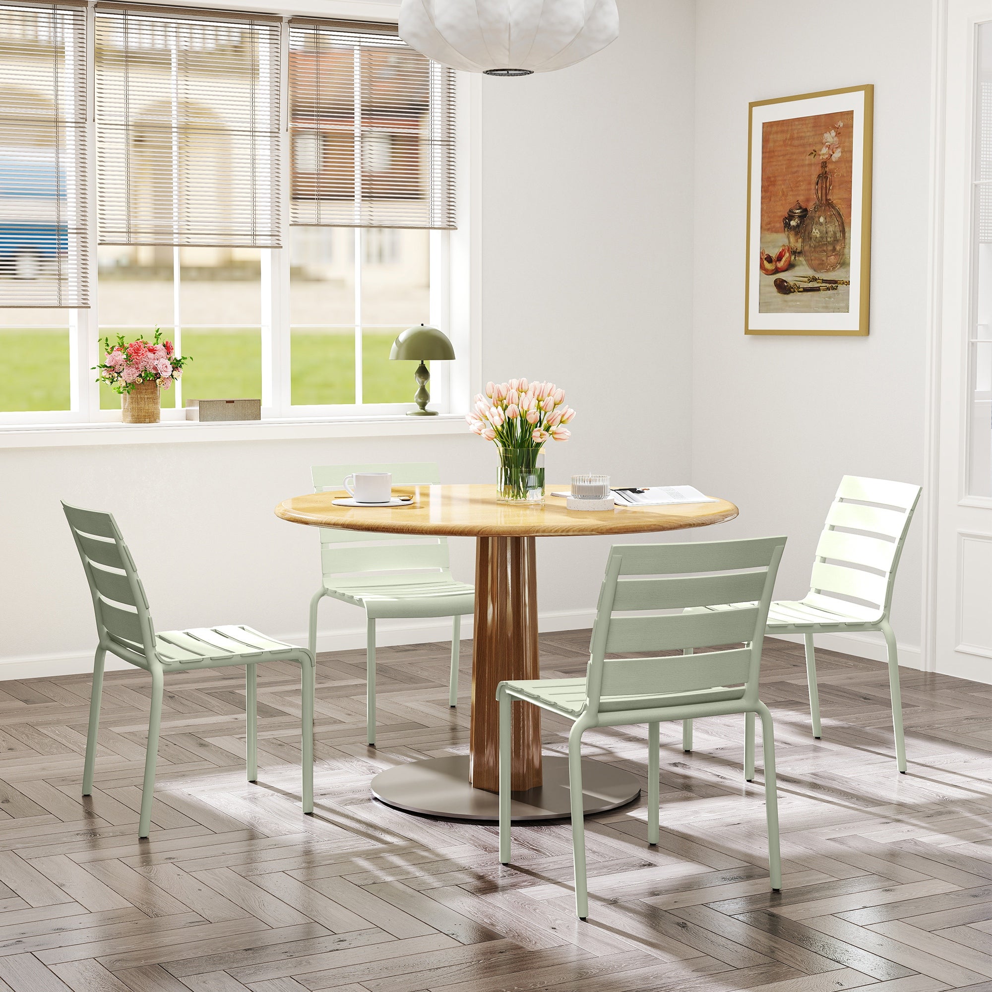 Ensemble de chaises de jardin PP Outsunny - 7