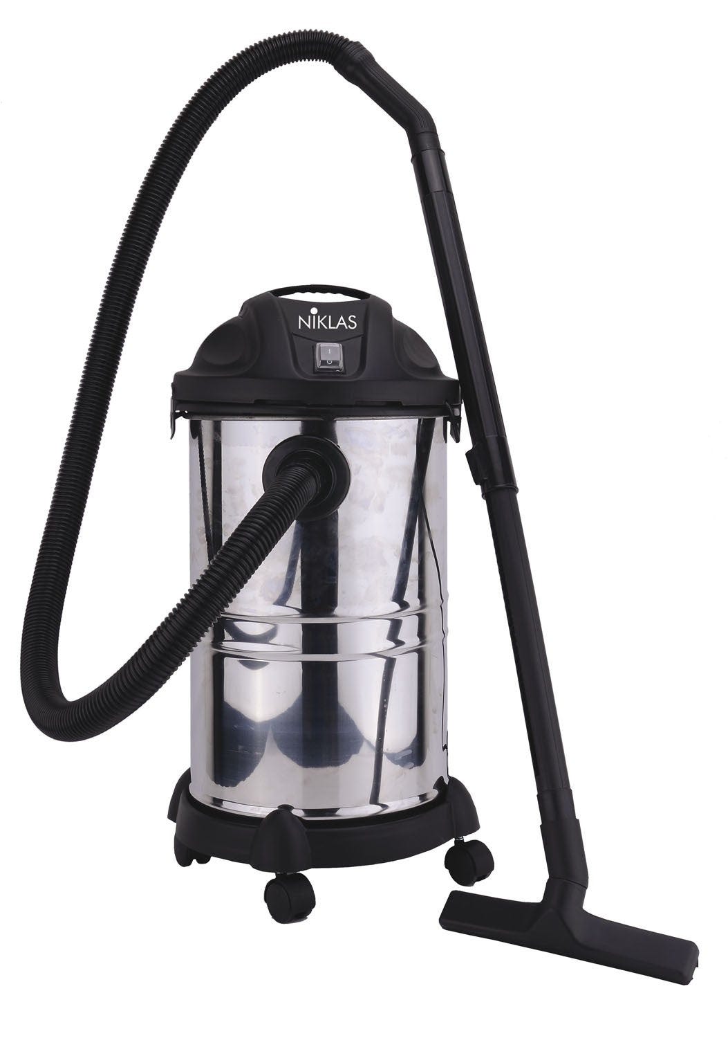 Bidone aspiratutto aspiracenere solidi e liquidi acciaio Inox Lt. 30 Niklas Domo Rac | Leroy Merlin Bidone aspiratutto aspiracenere solidi e liquidi acciaio Inox Lt. 30 Niklas Domo Rac | Leroy Merlin