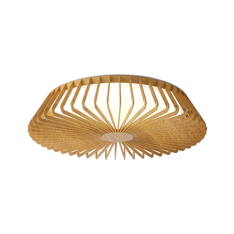 Plafonnier LED 56W 3000K HIMALAYA PLAFON Bois - 5