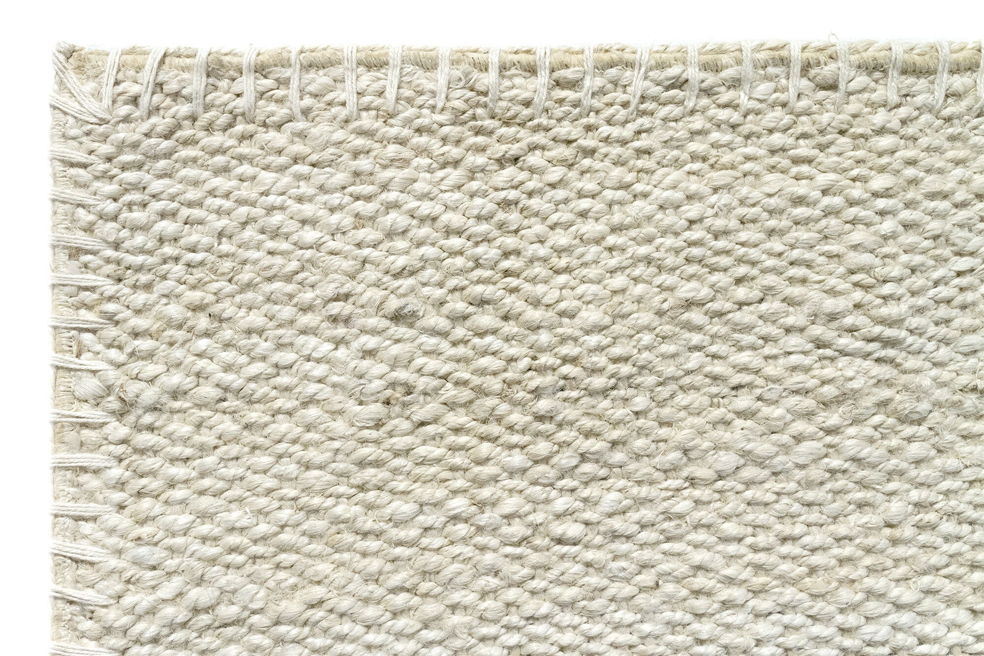 Hamid - Tapis de Jute GRANADA BLANC 290x200 - 2