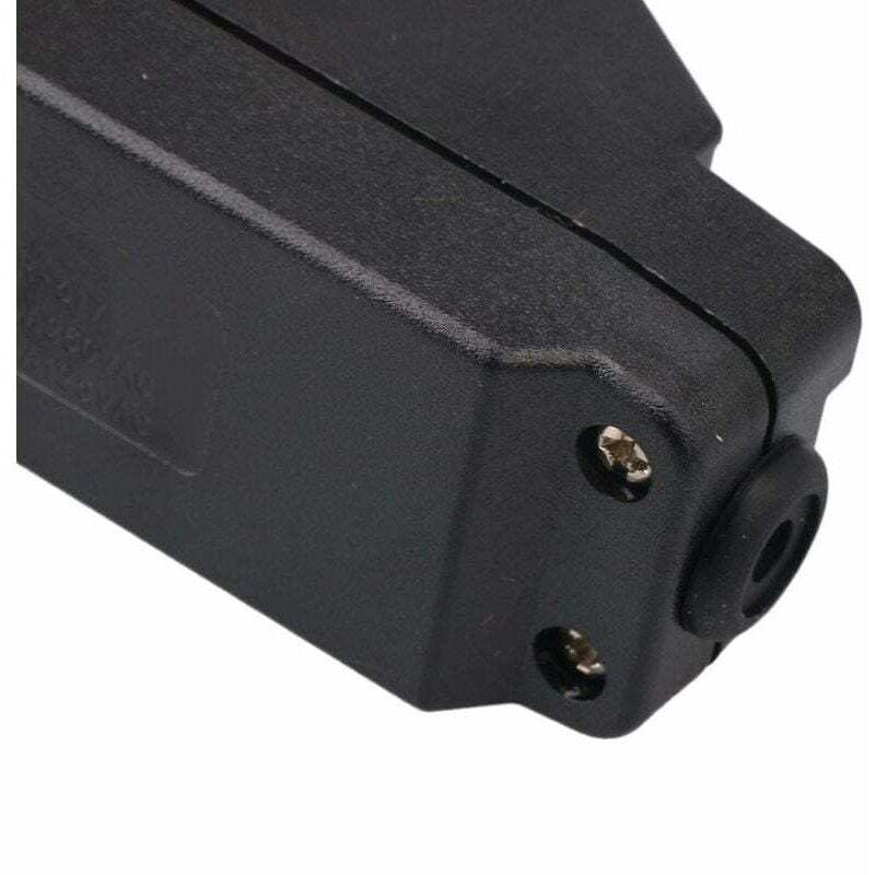 Fonta Material Întrerupător cu cablu încorporat cu buton IP65, impermeabil, negru ...