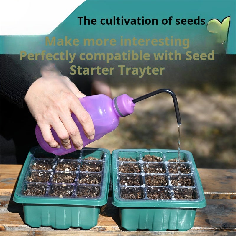 Arrosoir, douchette et vaporisateur pour plantes d'intérieur, avec buse 2 en 1, arrosoir de 0,45 L pour la culture et l'arrosage des plantes - 5