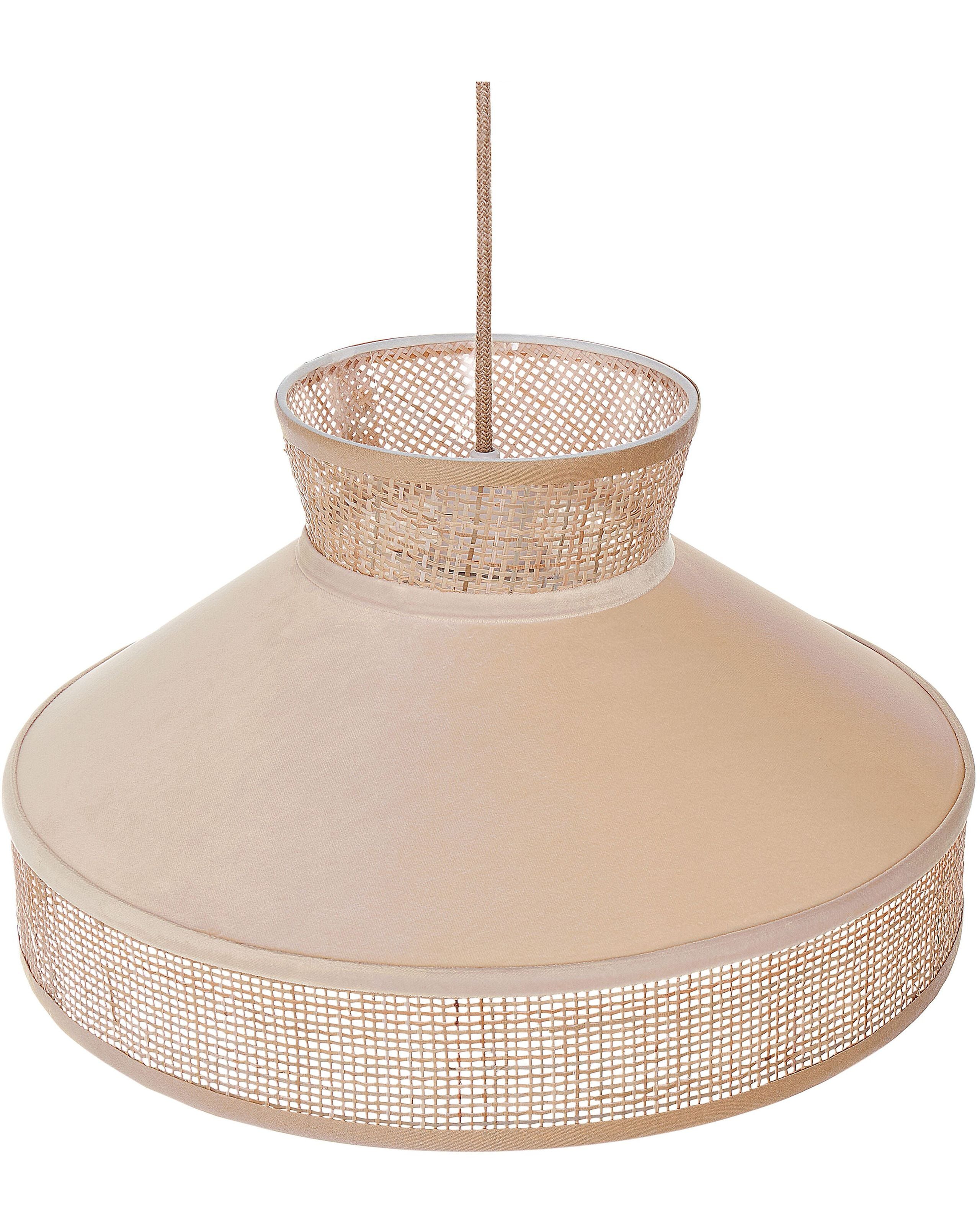 Lampe suspension BATALI Rotin Beige - 5