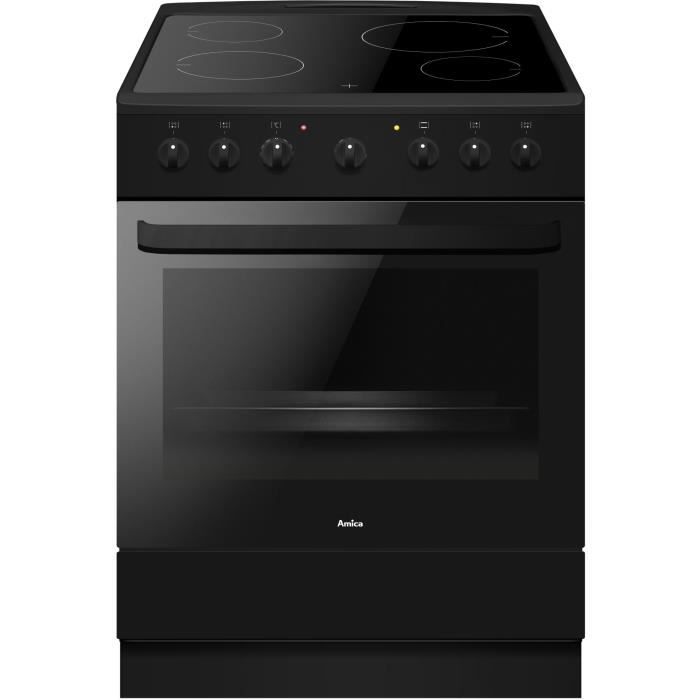 Cuisiniere AMICA ACV6003RN Noir vitroceramique 4 foyers Hilight four 65 — free download