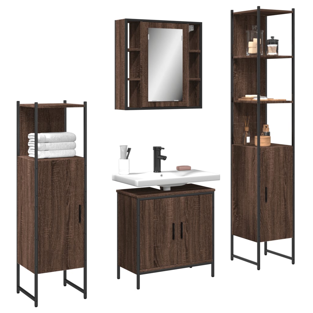 Armoire De Salle De Bain LANTUS - Étanche, Rangement Étagère, Blanc, 15x17x76cm